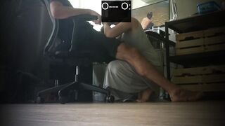 Showed wife how I jerk my dong to porn... that babe decided to assist