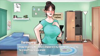 Abode chores part 1 - Spying on stepmom in the shower