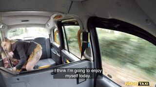 Fake Taxi all Natural American is an Expert at Anal Drilling the Taxi Drivers Anal Opening