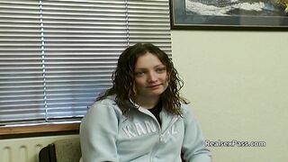 Amateur British teens behind the scenes try-out