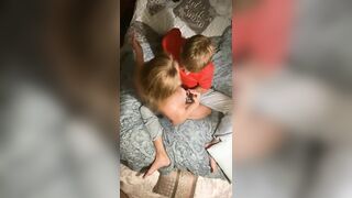 Hawt spouse makes pleasant ardent love golden-haired mother i'd like to fuck wife