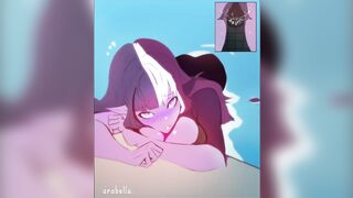 Fucktoy Arabella Team-Fucked at Public Pool - Vtuber AUDIO/ASMR