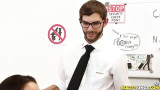 Kristall Rush gets banged by the TSA in one as well as the other holes