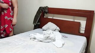 My aunt hides in the close to spy on me, this babe loves to watch me masturbate, that babe comes out and tells me that I can bang her like that floozy that is Watching My mamma NEARLY CATCHES US