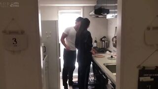 Cheating anal sexy thin wife in kitchen during the time that spouse away p5