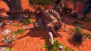 Fur impregnate a Hawt Wench - Large Ramrod Monster - CG Porn Wild Life