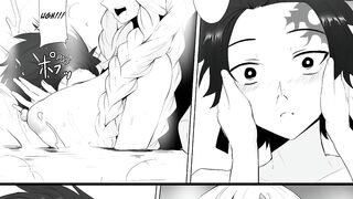 Mistsuri have sex with Tanjiro - Demon slayer parody - Manga comic