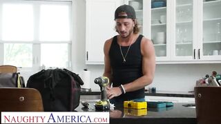 Wicked America - Tattooed Bombshell Karma Rx screws her ally's ex in the washroom