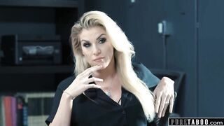 PURE TABOO Businesswoman Lets Joanna Cutie Scissor With Her Secretary After Losing A Wager