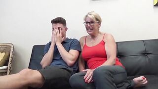 Hot aged cougar mother I'd like to fuck enjoys sex with hunk