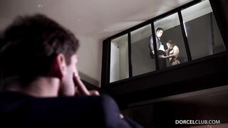 Voyeur, this chab watches his wife and lover