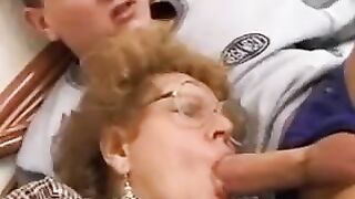 Granny Gets Pounded On Her Couch