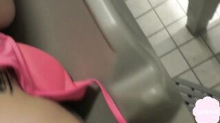 Luna love's public swimming baths doggy style and face bang