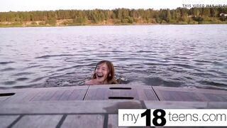 MY18TEENS - Teen Plays Vagina on Camera