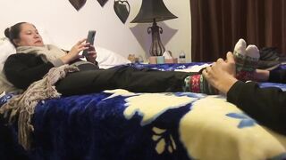 Can I massage your charming feet -foot fetish -sock fetish femdom