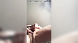 A quick cum standing up