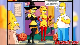 Halloween night with sex - The Simptoons