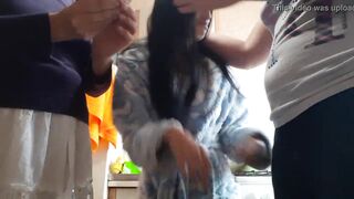 My Step Sister Lost Her Girlfriend at Cards - Lesbo Illusion Cuties