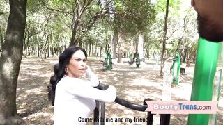 Bootylicious lalin girl transsexual team-fucked