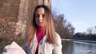 GERMAN SCOUT - PETITE TEEN MONA BANG FOR MONEY AT PICKUP CAST