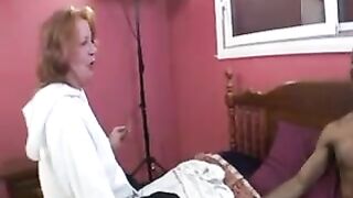 Granny Talks and Talks Takes Teeth out for Gummy Oral Pleasure