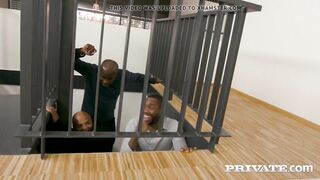 Intimate.com - Blond Victoria Pure DPd By 4 Large Ebony Ramrods!