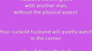 Cuckold marriage training