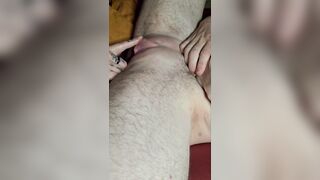 (FTM) getting sucked & banged until I cum hard twice