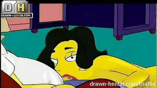 DRAWN COMICS - Simpsons Porn - 3Some