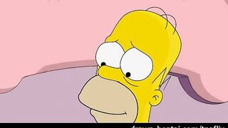 DRAWN COMICS - Simpsons Porn - Homer screws Marge