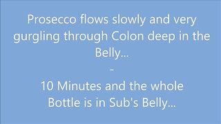 Sub Serf loving Enema inside Vacuum Couch