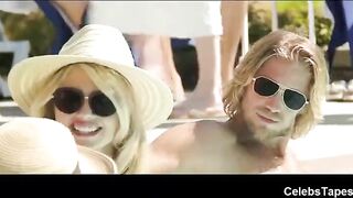 Alexandra Daddario has hardcore sex in doggy position