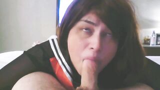 Sissy taking Daddys Wang