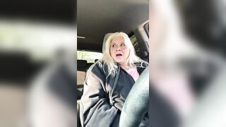 Quietly fingering myself in parking lot