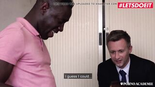 LETSDOEIT - Hard Threeway Interracial double penetration With Anna de Ville