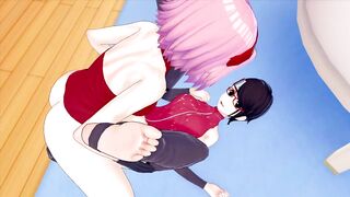 FUTANARI NARUTO Sakura Haruno X Sarada Uchiha CG ANIME