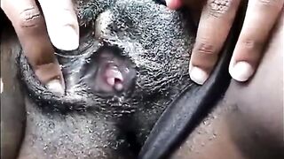 Ebony Youthful Playgirl Ruby Her Twat