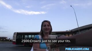 PublicAgent Blond public sex with stranger