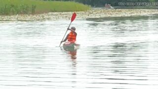 Lonely housewife on vacation