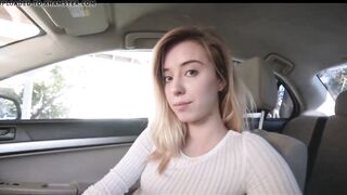 Step sister banging with brother in car