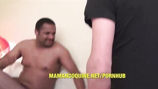 Grandma ghislaine gets a large ebony dick