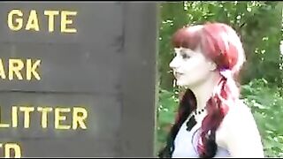 redneck thrashing in the park