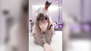 2 guy and 1 ladyboy katoey analized in the booty