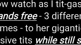 Hands Free Climax Compilation 1 - PBD Massive Fake Titties