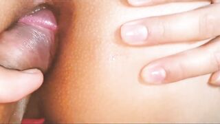 Oops, sorry!! I cum inside her booty!