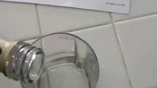 Sucking In The Kitchen With Grandma