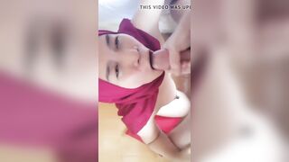 Malaysian Tudung Merah - Yuna Cum in Face