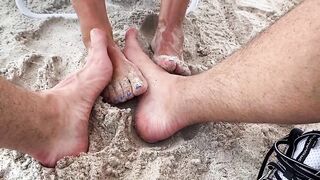 FLORIDA! TREATING DAD RIGHT, PUBLIC FOOT MASSAGE. FLORIDA SERIES three