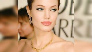 Angelina Jolie (Face) Jerk Off Defiance - With Groaning.