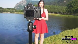 PandaVlog #0: dietro le quinte,pornodiario con giovane tettona italiana